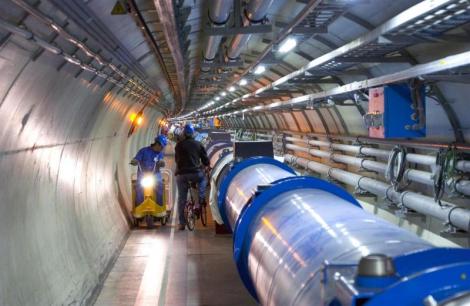 Tunnel vision … a view of the large hadron collider. Photo: CERN